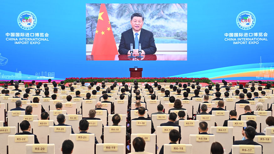 有研集團(tuán)黨委書記、董事長(zhǎng)趙曉晨一行出席第四屆進(jìn)博會(huì)系列活動(dòng)
