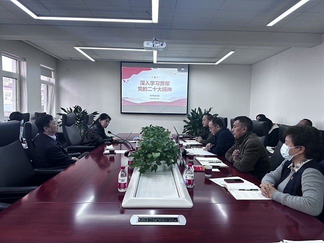 有研集團(tuán)黨委委員、副總經(jīng)理李彥利到有研興友宣講黨的二十大精神