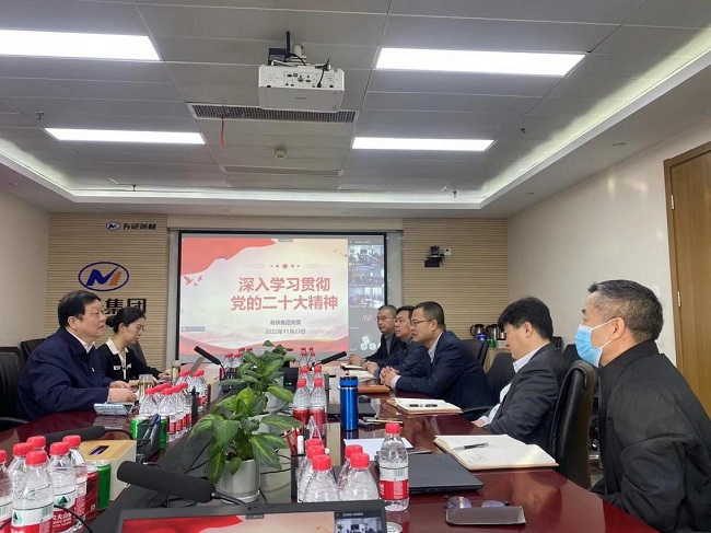 有研集團(tuán)黨委委員、紀(jì)委書記曹泊宇赴有研新材宣講黨的二十大精神