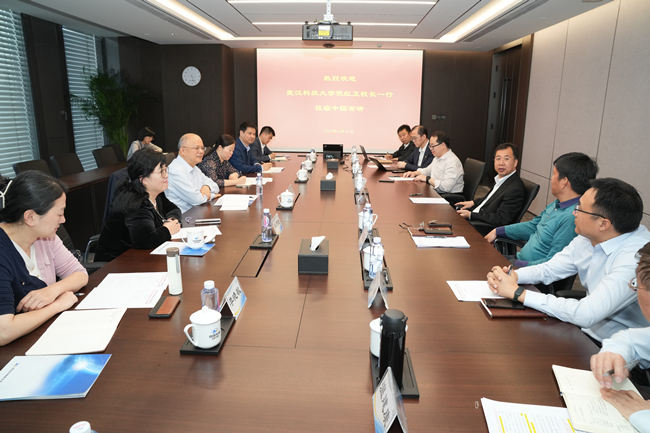 武漢科技大學(xué)校長(zhǎng)倪紅衛(wèi)一行到訪中國(guó)有研